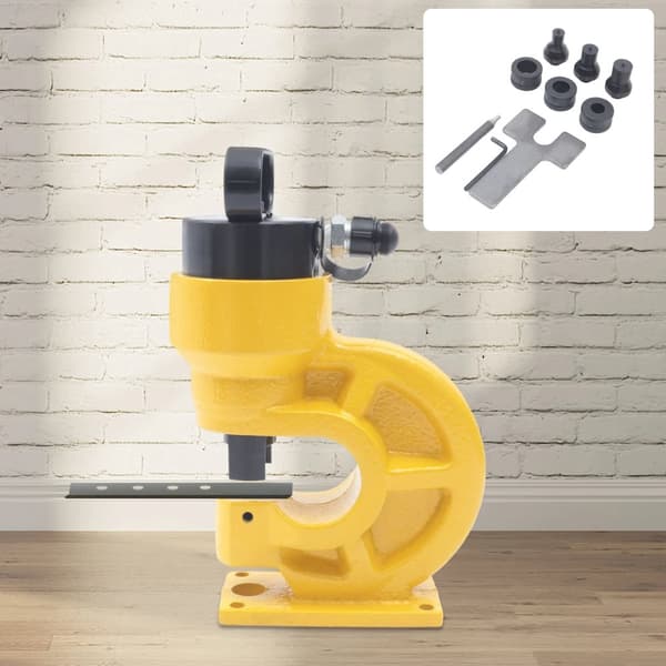 Hydraulinen läppätyökalu, 310 kN läppäyspaine, 95 mm kaulan leveys,Keltainen