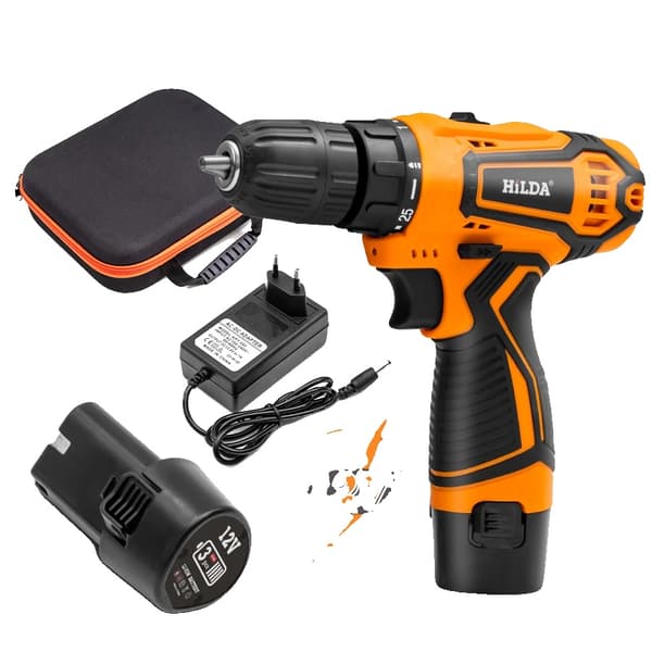 Mini trådløs strømdriver, 21V og 12V muligheder, justerbare momentindstillinger,12v