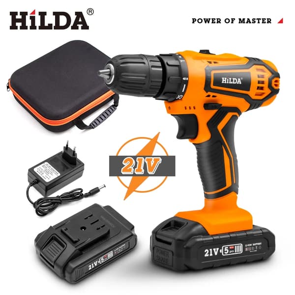 Mini trådlös kraftdrivare, 21V och 12V alternativ, justerbara vridmomentinställningar,21V