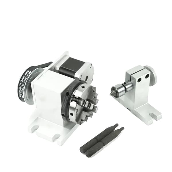 CNC Rotationsaxel, 4-käfigchuck, högprecisionsklämning,4 käken K12-65