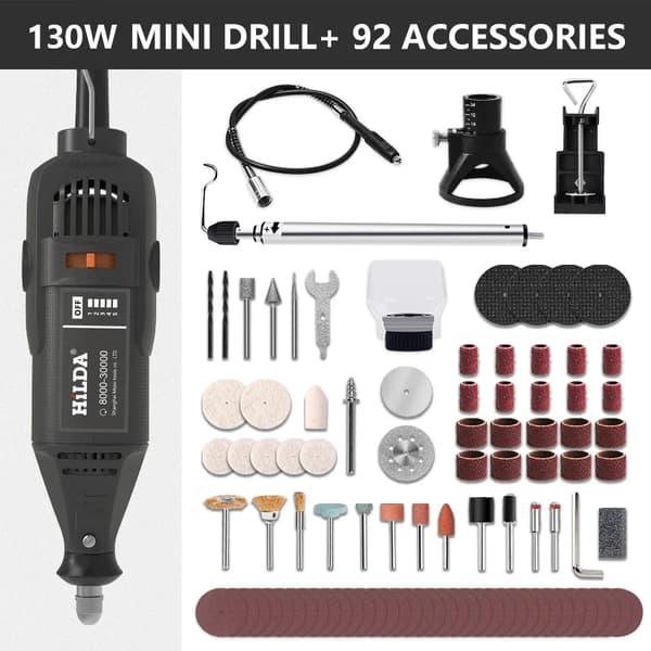 Mini Boremaskine, 200W Effekt, 10000rpm Hastighed,KSPLKSJQ-004