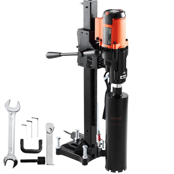Diamantkerneborremaskine, 3200W Nominel Effekt, 8-tommer Borediameter, 750RPM Hastighed
