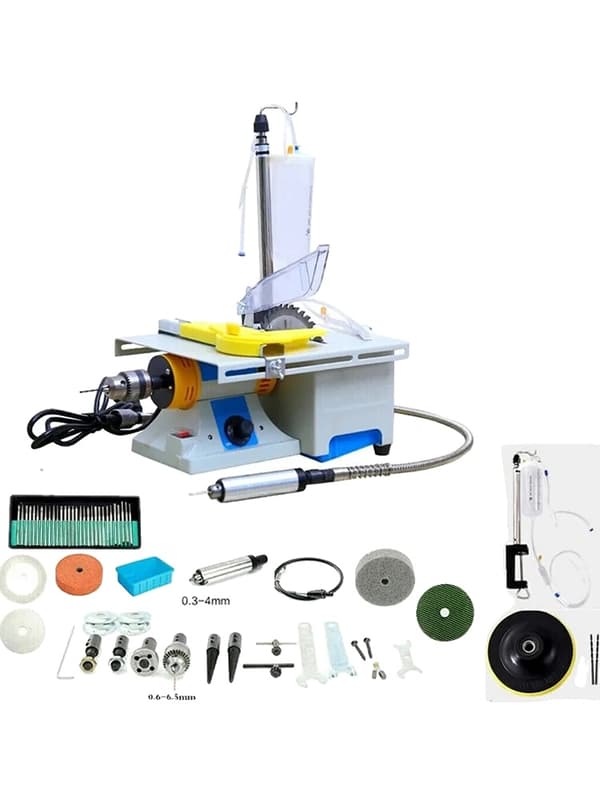 Elektrisk Smykkeslibemaskine, 350W Effekt, 10000 RPM Hastighed,HVID, EU