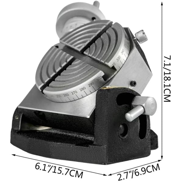 Rotary Tabel, 4" Diameter, Høj Præcisionsnøjagtighed,4 TOMMER 100 MM