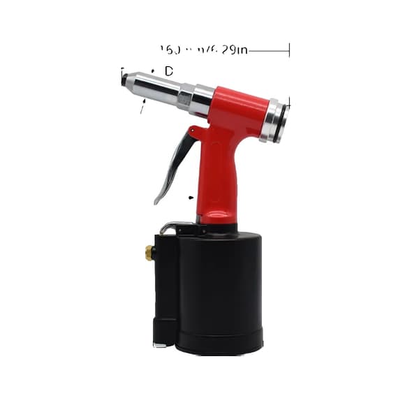 Pneumatisk Nittepistol, Maksimal Trækkraft 1200 Kgf, Arbejdstryk 90-120 psi,sort