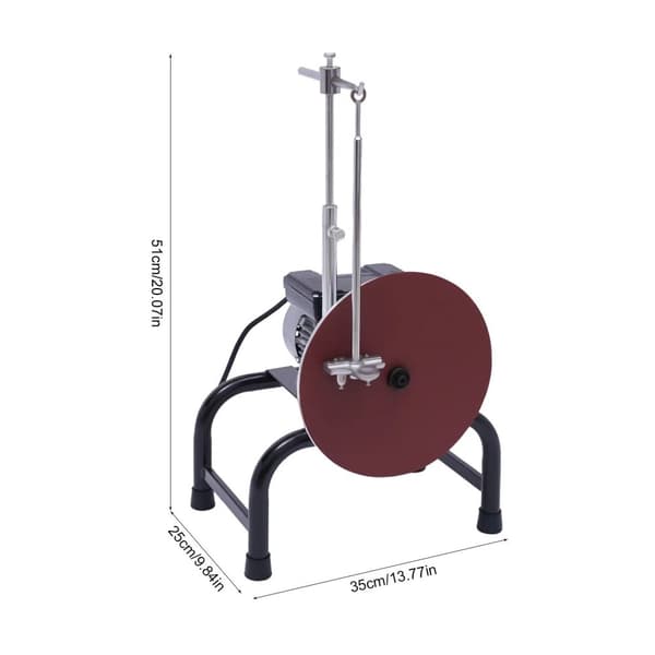 Sakseslibemaskine, 480W effekt, 26CM klæbende skivediameter,Khaki