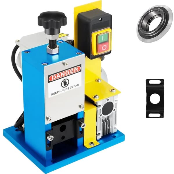 Elektrisk Kabelafisoleringsmaskine, 1/4 HK Induktionsmotor, Afsætningshastighed 60 ft/min,Med Blade