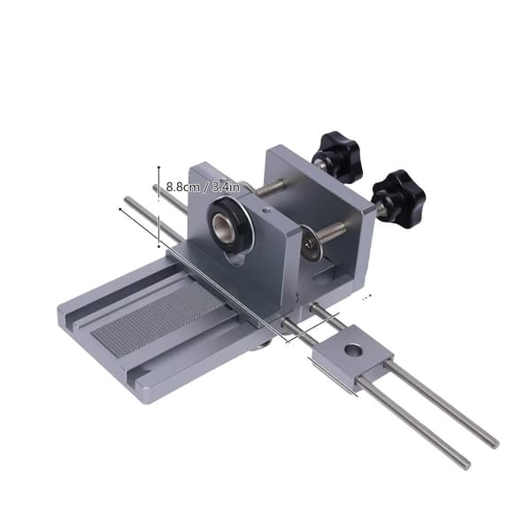 3-i-1 Dowel Borrjigg, Silver, Precision Sidoborrnoggrannhet,Silver
