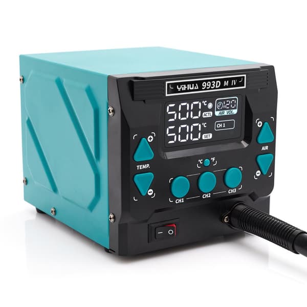 Varmluftsloddestation Yihua 993DM-IV