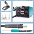 Miniatyrbillede 9 af 11: Professionel 2-i-1 varmluftsloddestation + T12 Yihua 706 II-system