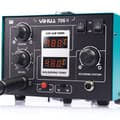 Miniatyrbillede 10 af 11: Professionel 2-i-1 varmluftsloddestation + T12 Yihua 706 II-system