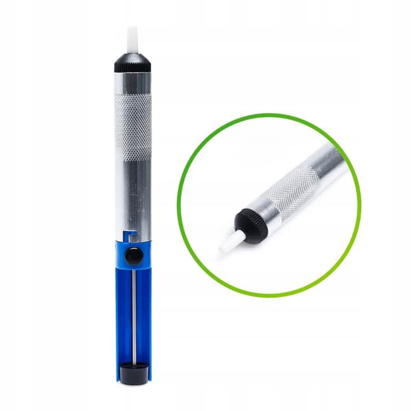 Sæt med 11 elementer - Etui + Blue Jet + ESD-15 pincet + blikhætteglas + sugemundstykke + stativ + svamp + 5 logospidser