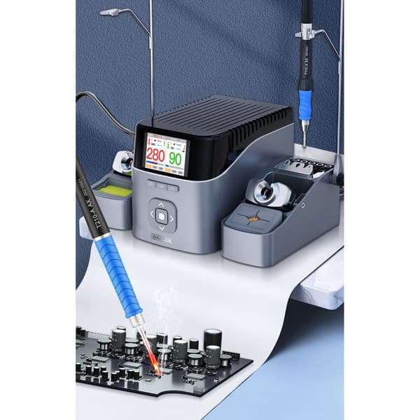 Aixun Dual Precision Loddestation (T210+T115) T420D med 6 spidser (K,S,I) WIFI