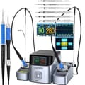 Miniatyrbillede 1 af 11: Aixun Dual Precision Loddestation (T210+T115) T420D med 6 spidser (K,S,I) WIFI