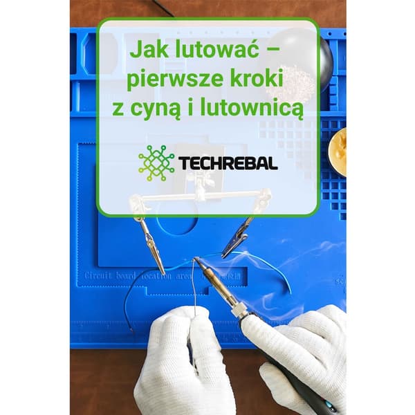 Techrebal "Blue Jet" TBJ60W 39-i-1 brændeovn med 60 W-potentiometer (loddekolbe, 29 spidser, svampestativ og etui)