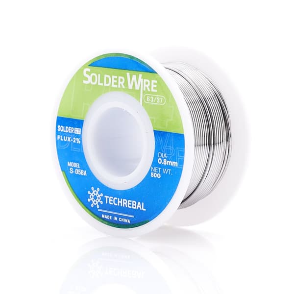 Techrebal Tin S-058 0,8 mm 50 g 63/37 2 % Flux