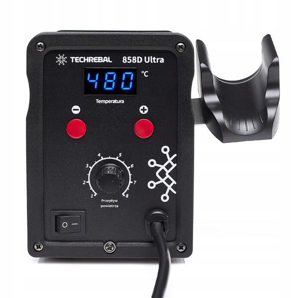 PLASTSVEJSEMASKINE Techrebal 858D ULTRA 750W HÆFTEMASKINE plastsvejsemaskine