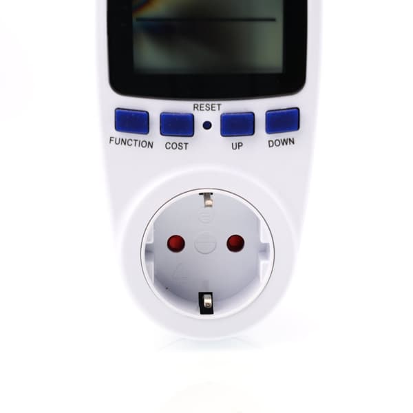 Wattmeter/elforbrugsmåler tilsluttet netværket