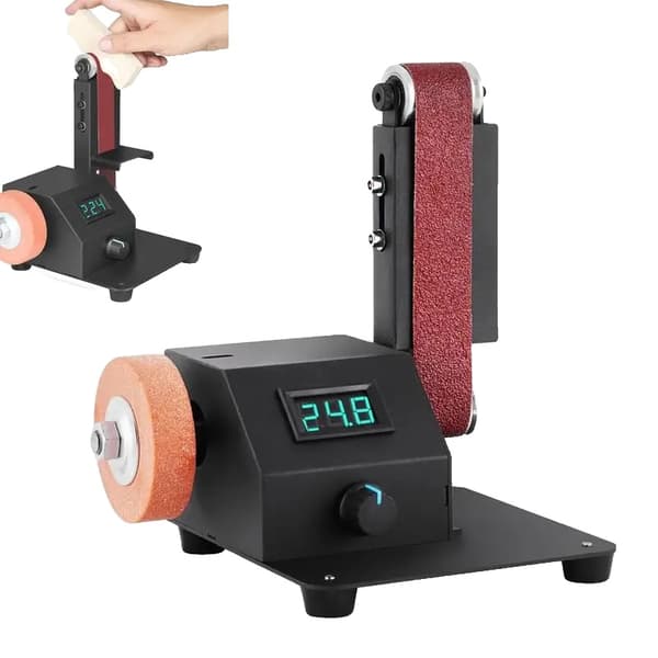 Bänkslip, 350W effekt, 10 slipband, hög hastighet i drift