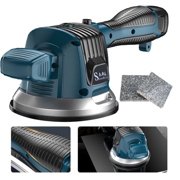 Flisebelægningsmaskine, 12000 omdr./min vibrationshastighed, 100 kg adsorptionsstyrke, justerbar intensitet.