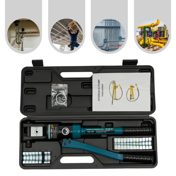 Hydraulisk Wire Cable Crimper, 120KN Crimping Kraft, Hexagonal Crimpning, Alsidige Størrelser af Døds.