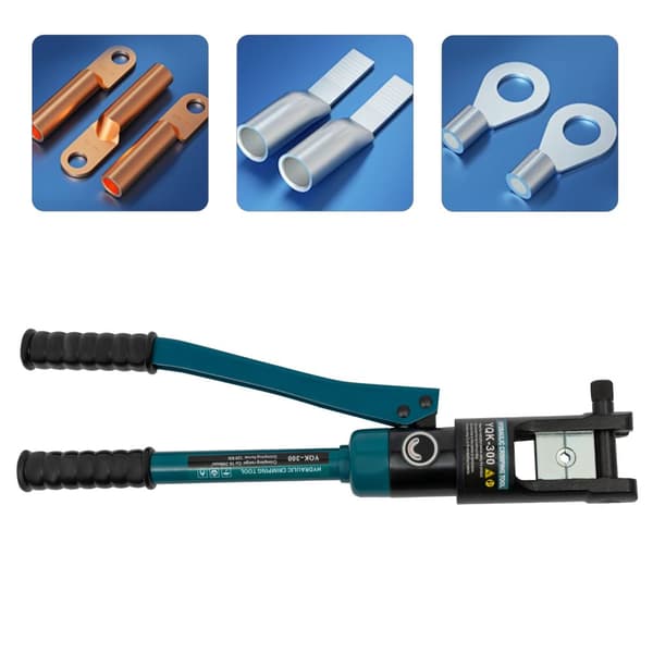 Hydraulisk Wire Cable Crimper, 120KN Crimping Kraft, Hexagonal Crimpning, Alsidige Størrelser af Døds.