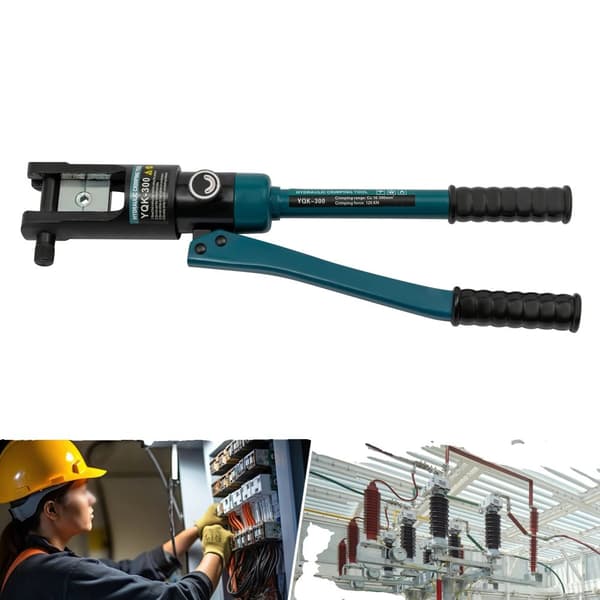 Hydraulisk Wire Cable Crimper, 120KN Crimping Kraft, Hexagonal Crimpning, Alsidige Størrelser af Døds.