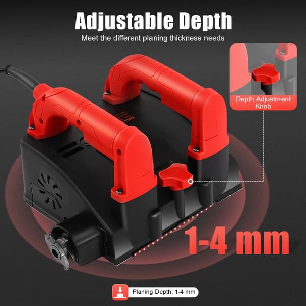 Beton Sliber, 1200W Effekt, 3000RPM Hastighed, 16cm Fræsebredde