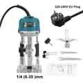 Miniatyrbillede 2 af 2: Hovednøgleord: Træfræser, 800W Effekt, 30000 RPM Hastighed,EU-stik