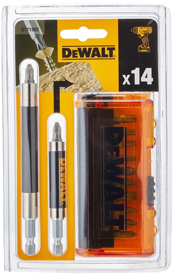 Bitssats för skruvmejsel DeWalt DT71502-QZ; 14 st.