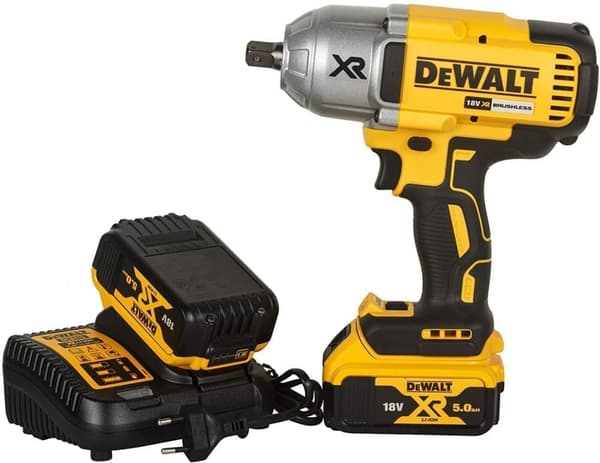 Slagmutterdragare DeWalt DCF899P2; 18 V; 2x5,0 Ah batt.