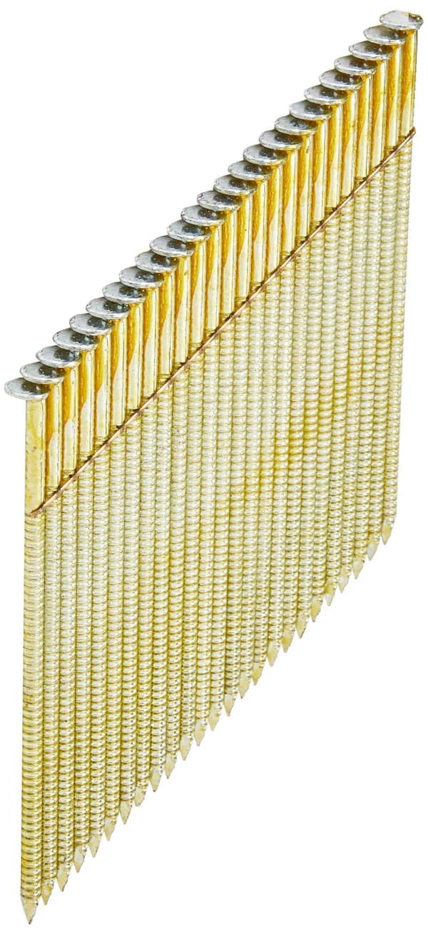 Spik Bostitch; 3,1x90 mm; 28°; 2000 st; galvaniserat i räfflad skaft