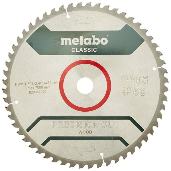 Sågklinga för trä Metabo Classic; 305x2,4x30,0 mm; Z60; -5°