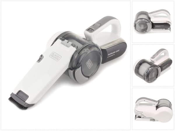 Batteridriven dammsugare Black & Decker PV1820L-QW Krom