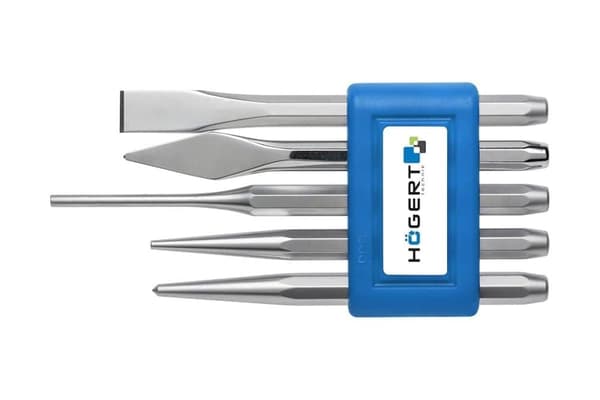 Mejselsats Hogert HT3B713, 5 st.