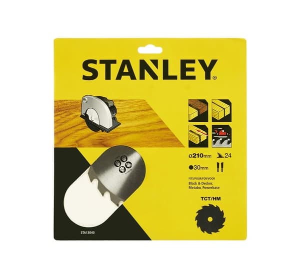 Sågklinga Stanley STA13040-XJ; 210x30 mm; Z24