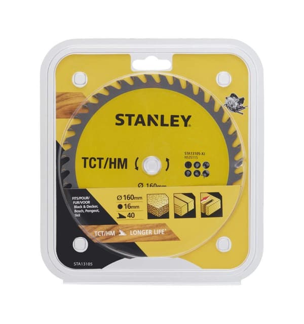 Sågklinga Stanley STA13105-XJ; 160x16 mm; Z40