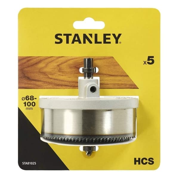 Hålsågssats Stanley STA81025-XJ; 68-100 mm; 5 st.