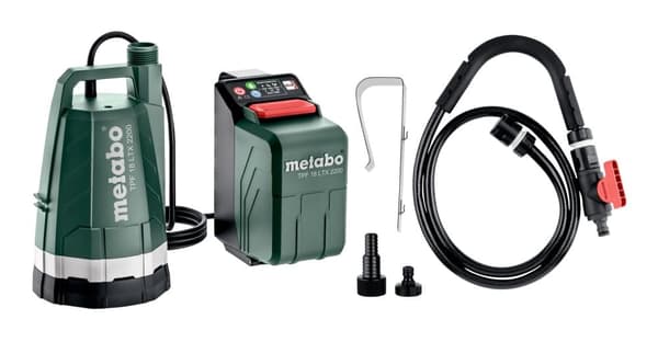 Vattenpump Metabo TPF 18 LTX 2200; 18 V (utan batteri och laddare)