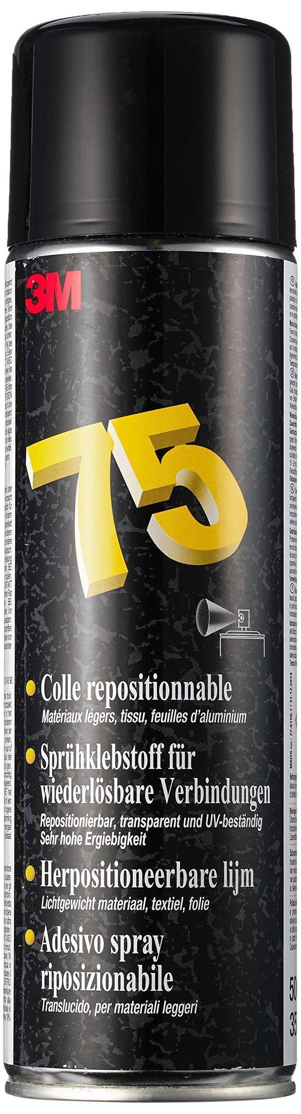 Limpatron till limpistol, färglös 3M Repositionable 75; 500 ml
