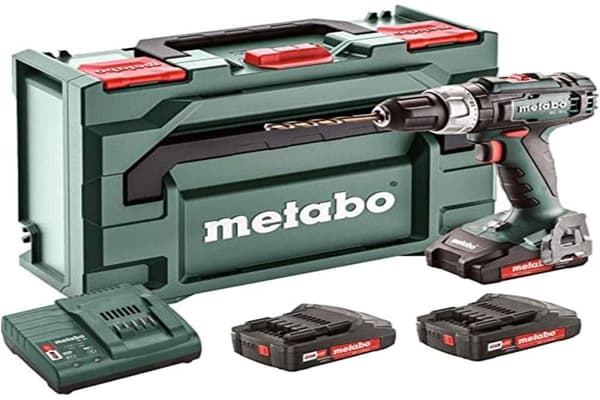 Skruvdragare/borr Metabo BS 18 L Set; 18 V; 3x2,0 Ah batt.