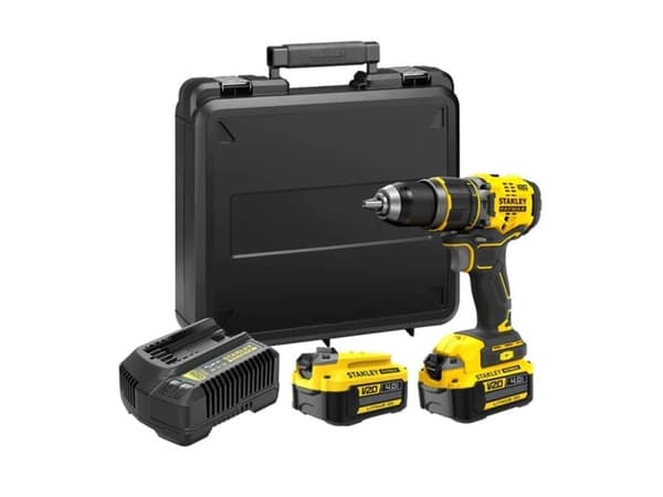 Slagskruvdragare / borr Stanley SFMCD721M2K-QW; 18 V; 2x4,0 Ah batt.