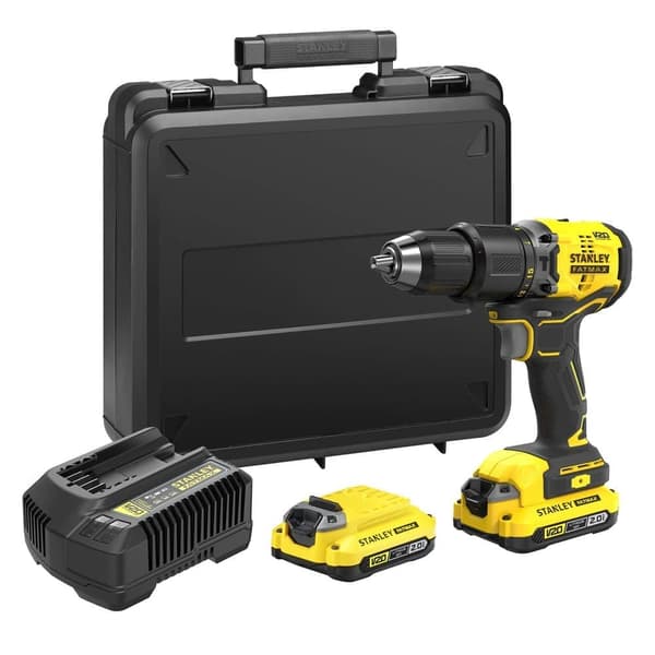 Slagskruvdragare / borr Stanley SFMCD715D2K-QW; 18 V; 2x2,0 Ah batt.