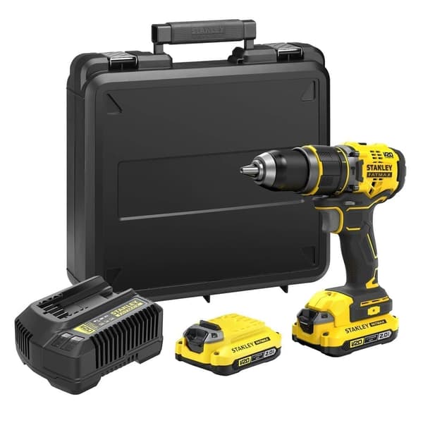 Slagskruvdragare / borr Stanley SFMCD721D2K-QW; 18 V; 2x2,0 Ah batt.