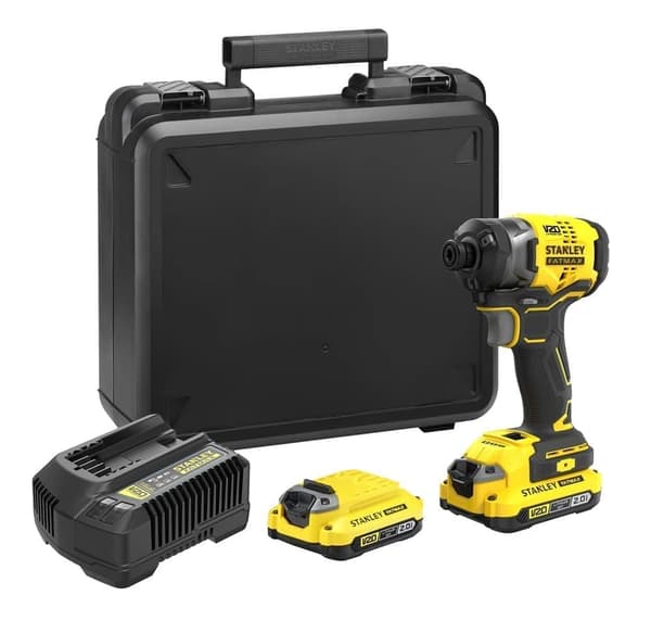 Slagskruvdragare Stanley SFMCF820D2K-QW; 18 V; 2x2,0 Ah batt.