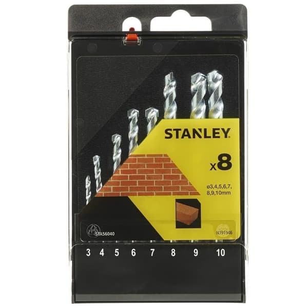 Borrsats för betong Stanley STA56040-QZ; 8 st.