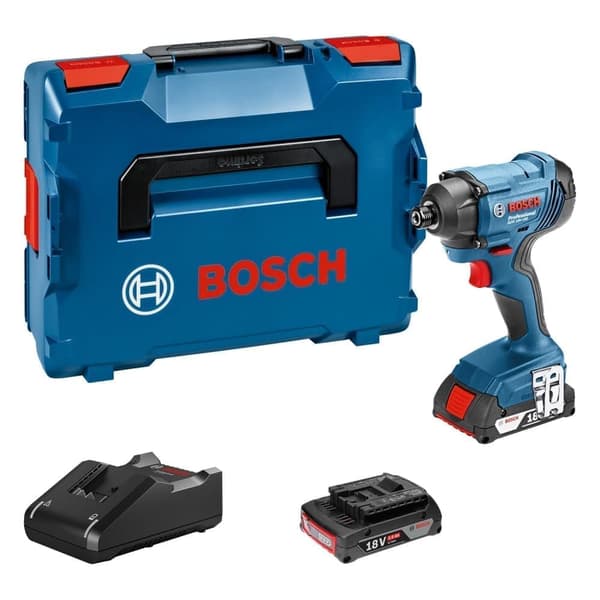 Slagskruvdragare Bosch GDR 18V-160; 18 V; 2x2,0 Ah batt.