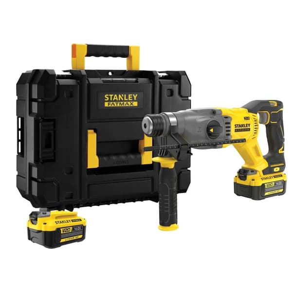 Borrhammare Stanley SFMCH900M22-QW; 2,0 J; SDS-plus; 18 V; 2x4,0 Ah batt.