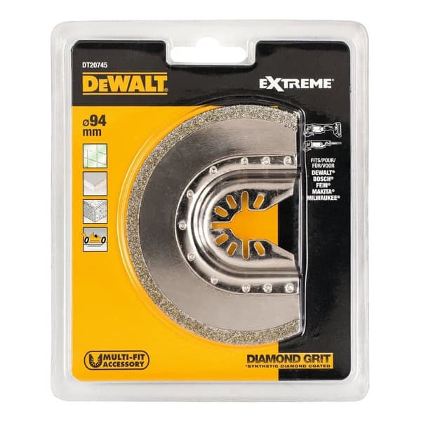 Halvrund segmentsågklinga DeWalt DT20745-QZ; 100 mm