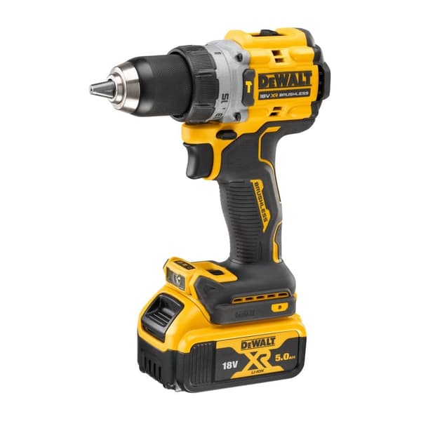 Slagskruvdragare/borr DeWalt DCD805P2T-QW; 18 V; 2x5,0 Ah batt.